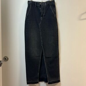 [rails] Maxi denim skirt